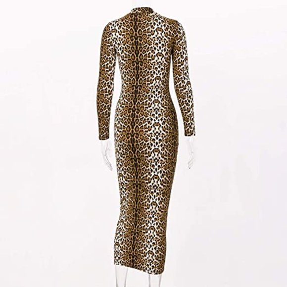 Women's SEXY Long Sleeve Midi Bodycon Dress!🥰 - Picture 6 of 6